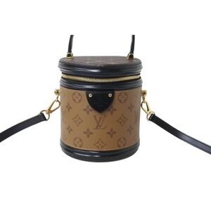 Louis Vuitton Brown Shoulder Black Cannes Bag Reverse Monogram